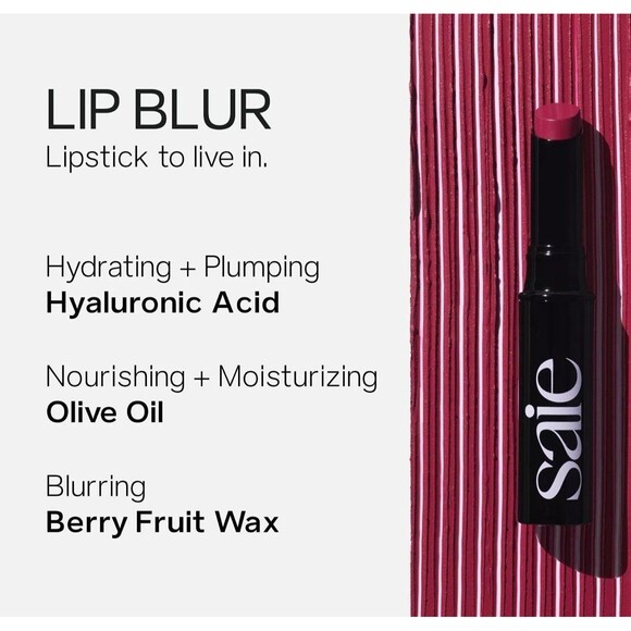 Saie Lip Blur Matte Blurring Lipstick Classic - Picture 3 of 5